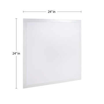 2 ft. X 2 ft. 40-Watt Dimmable Integrated LED Flat Panel Flush Mount Light with 4400 Lumens 5000K - JONATHAN Y